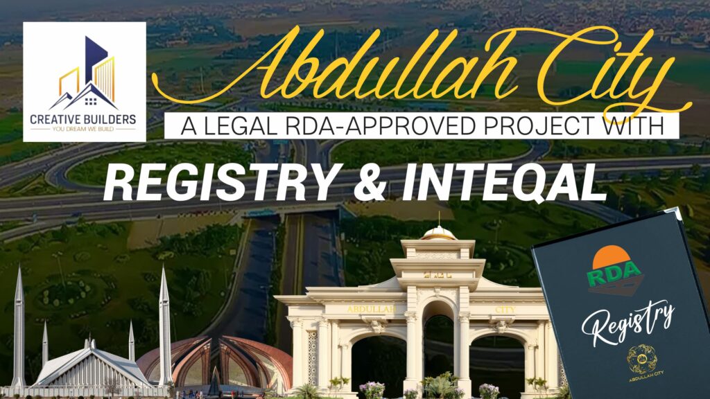 Abdullah City – A Legal RDA-Approved Project with Registry & Inteqal.